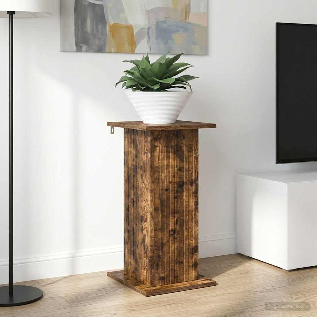Supporto per piante Rovere Fumo 30,5 x 30 x 60,5 cm | homemem39