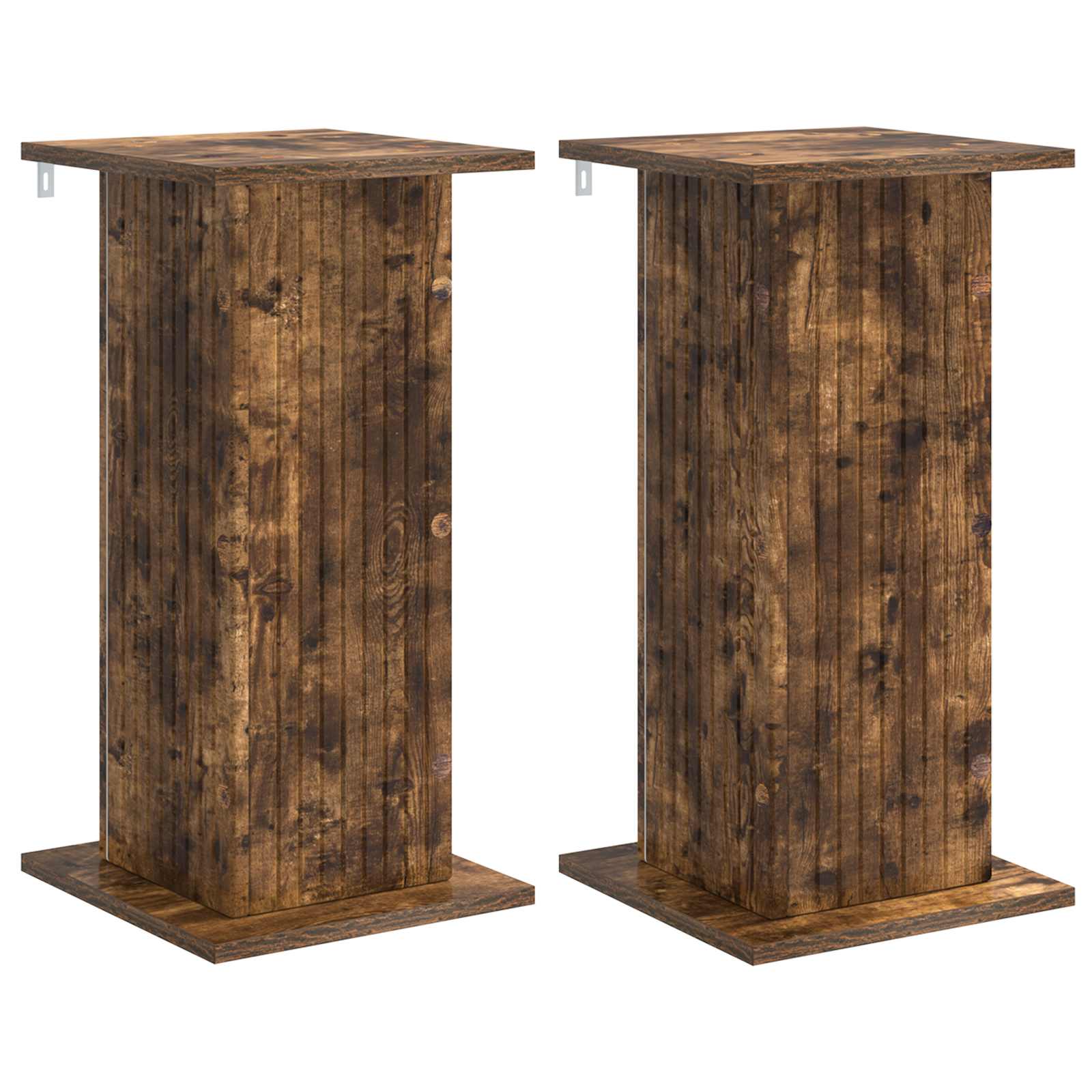 Supporto per piante 2 pcs Rovere Fumo 30,5 x 30 x 60,5 cm | homemem39