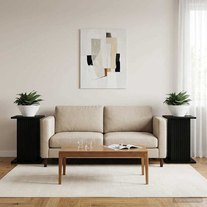 Supporto per piante 2 pcs Nero 30,5 x 30 x 43 cm | homemem39
