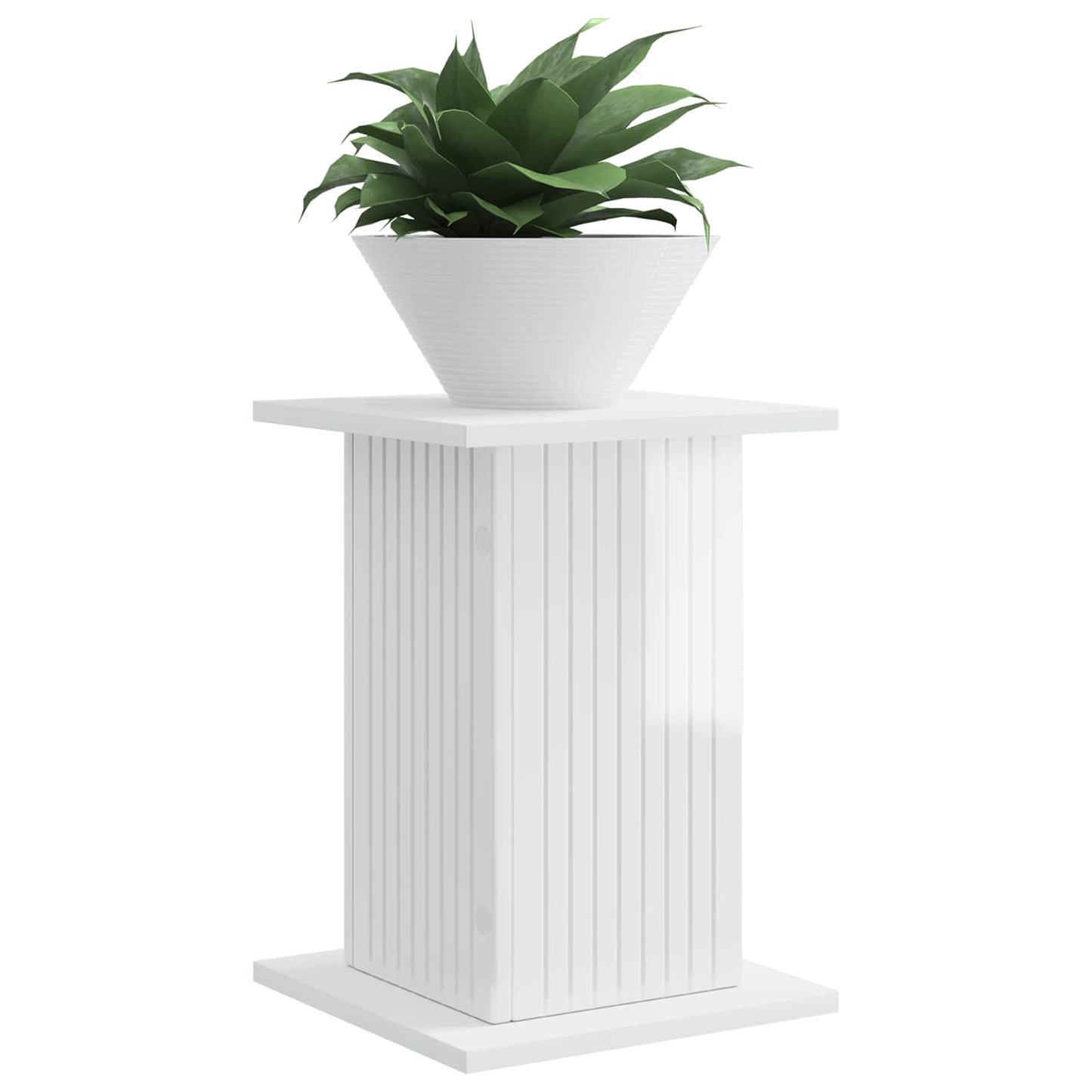 Supporto per piante 2 pcs Bianco Lucido 30,5 x 30 x 43 cm | homemem39