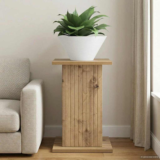 Supporto per piante Rovere Artigianale 30,5 x 30 x 43 cm - homemem39
