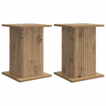 Supporto per piante 2 pcs Rovere Artigianale 30,5 x 30 x 43 cm