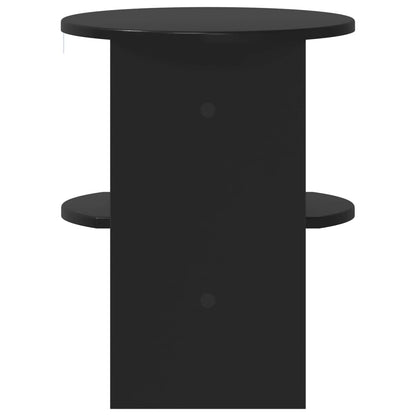 Mobile laterale Nero Ø40 x 50 cm Legno ingegnerizzato | homemem39