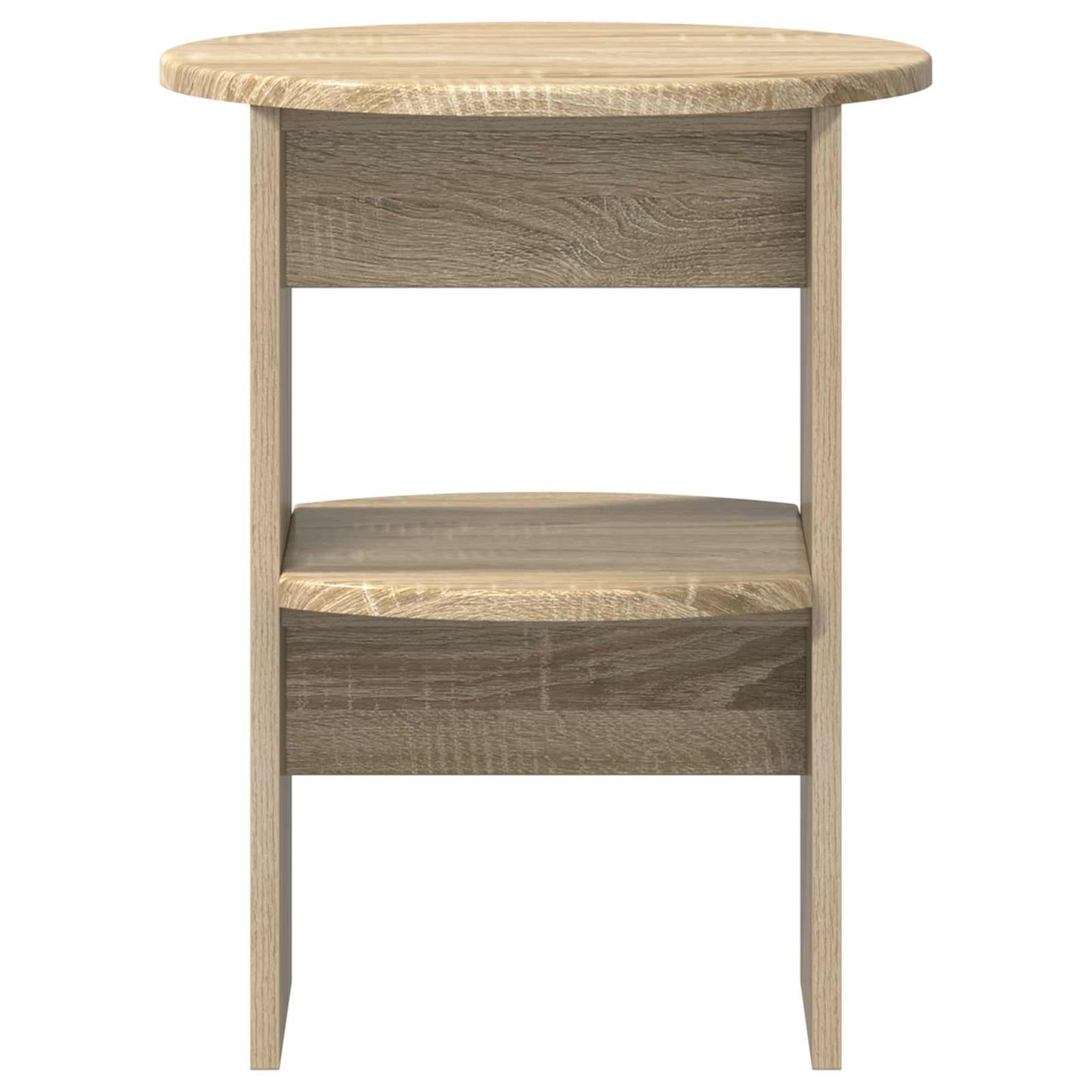 Mobile laterale Rovere Sonoma Ø40 x 50 cm Legno ingegnerizzato