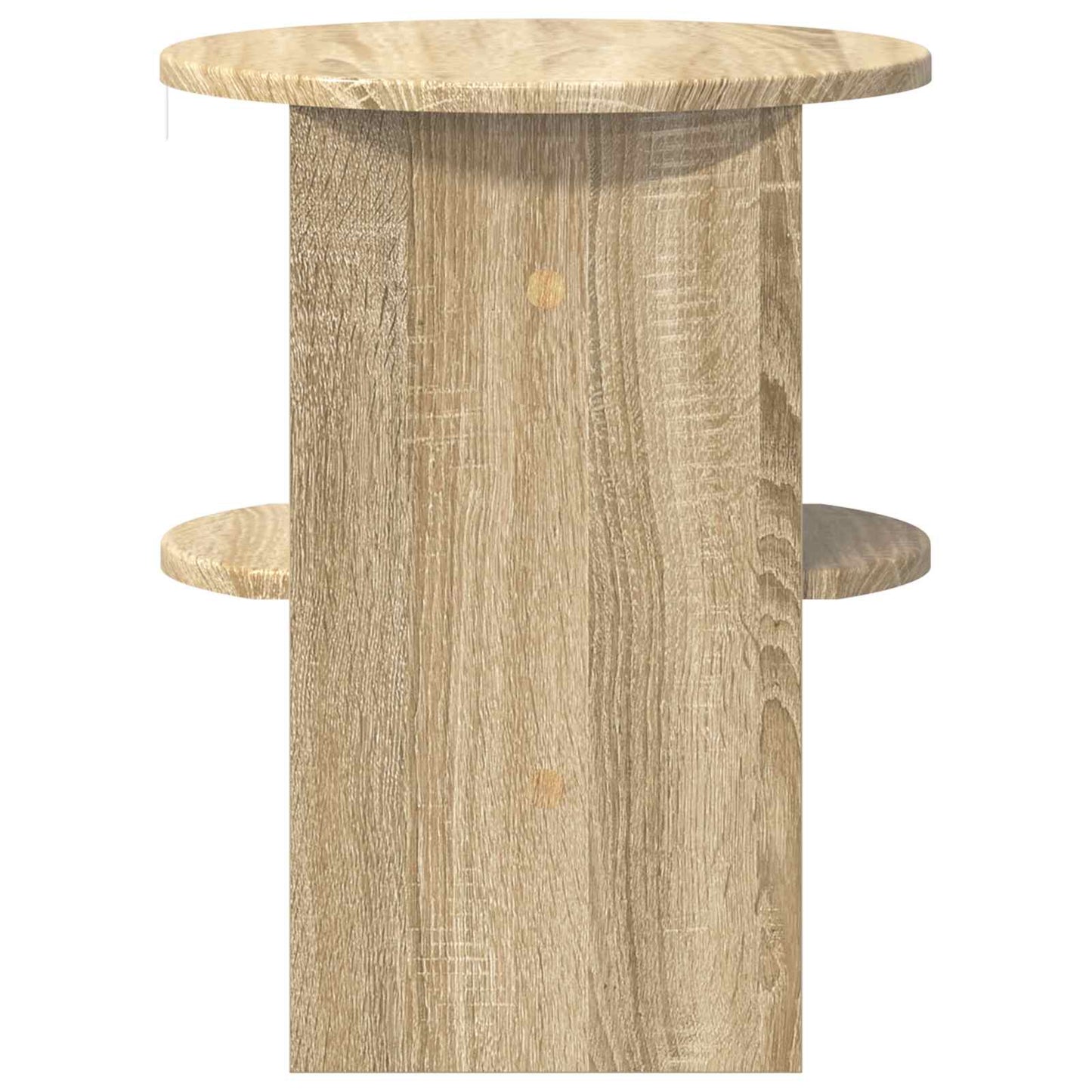 Mobile laterale Rovere Sonoma Ø40 x 50 cm Legno ingegnerizzato