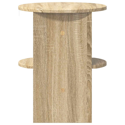 Mobile laterale Rovere Sonoma Ø40 x 50 cm Legno ingegnerizzato
