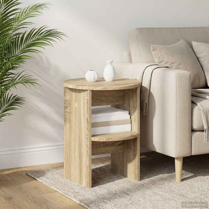 Mobile laterale 2 pcs Rovere Sonoma Ø40 x 50 cm