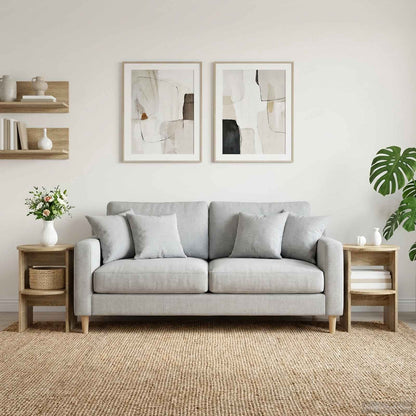 Mobile laterale 2 pcs Rovere Sonoma Ø40 x 50 cm