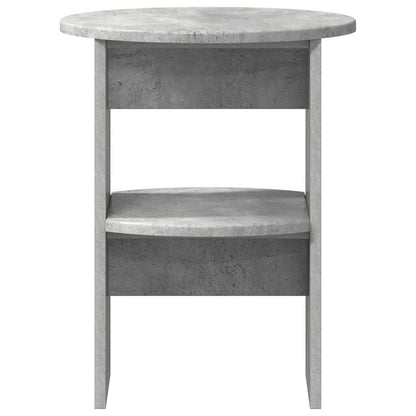 Mobile laterale 2 pcs Grigio Cemento Ø40 x 50 cm