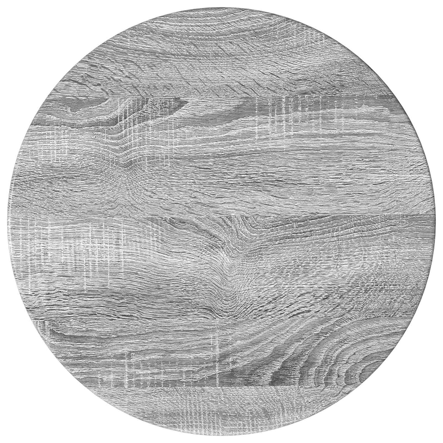 Mobile laterale Sonoma grigia Ø40 x 50 cm Legno ingegnerizzato
