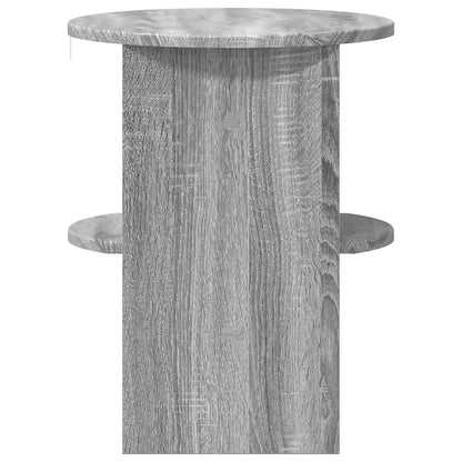 Mobile laterale 2 pcs Sonoma grigia Ø40 x 50 cm