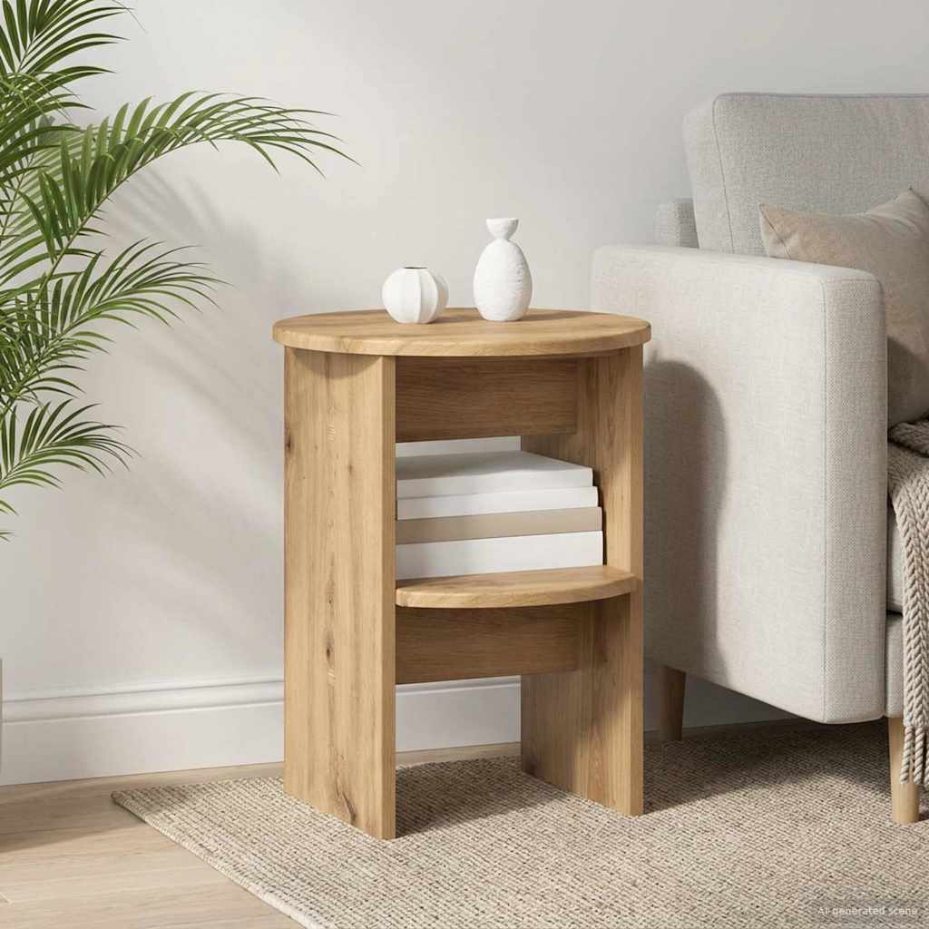 Mobile laterale 2 pz Rovere Artigianale Ø40 x 50 cm