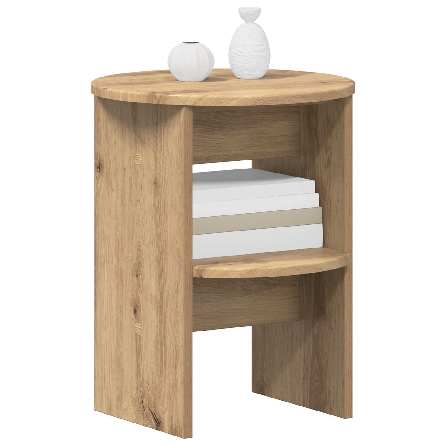 Mobile laterale 2 pz Rovere Artigianale Ø40 x 50 cm