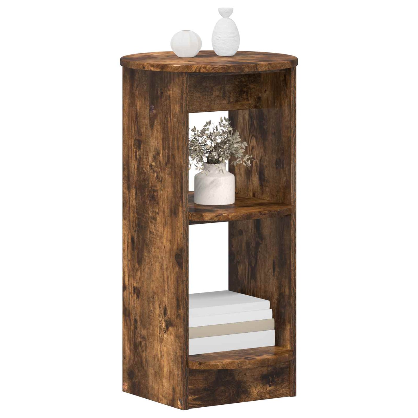 Mobile laterale Quercia Affumicata 40 x 40 x 75 cm | homemem39