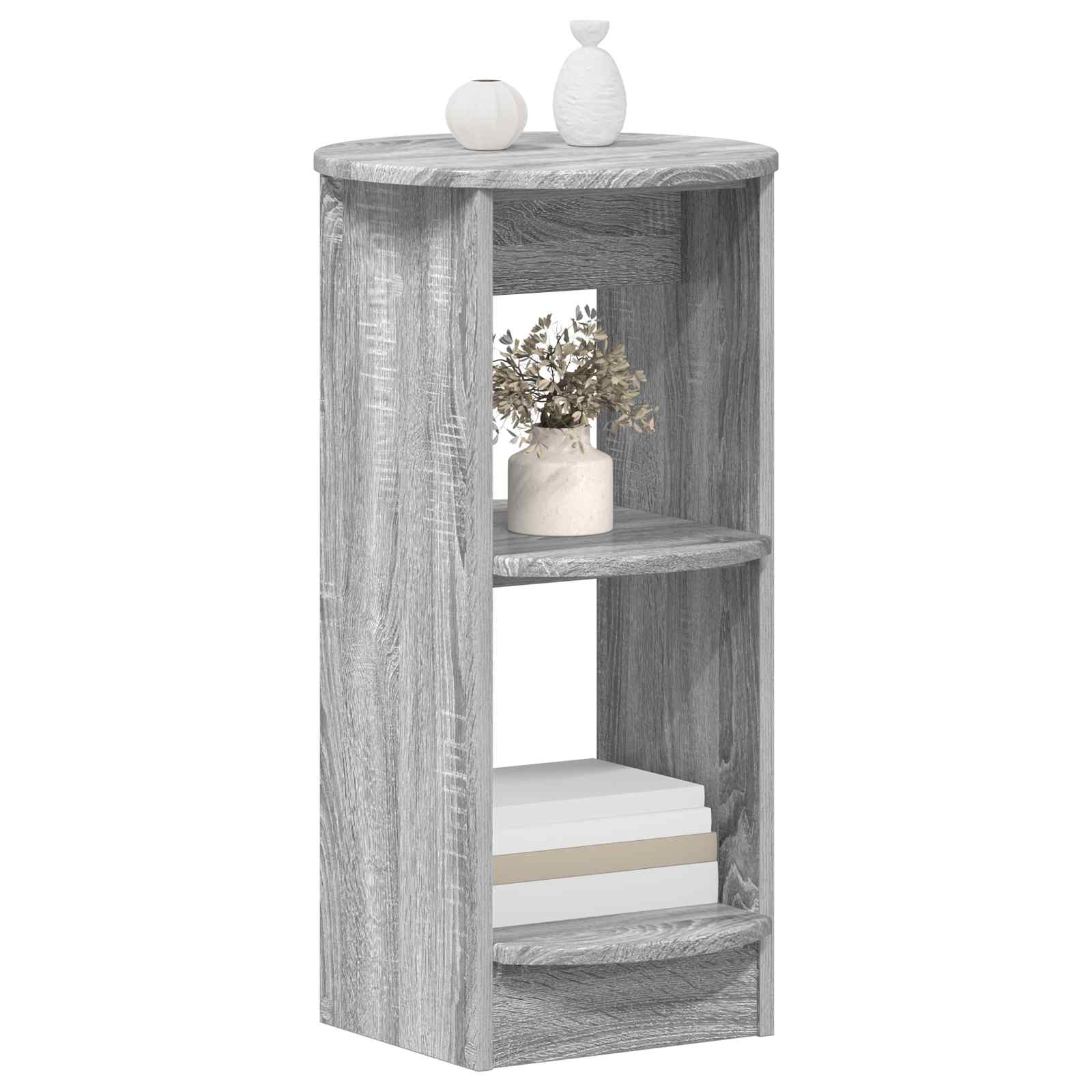 Mobile laterale Sonoma grigia 40 x 40 x 75 cm | homemem39