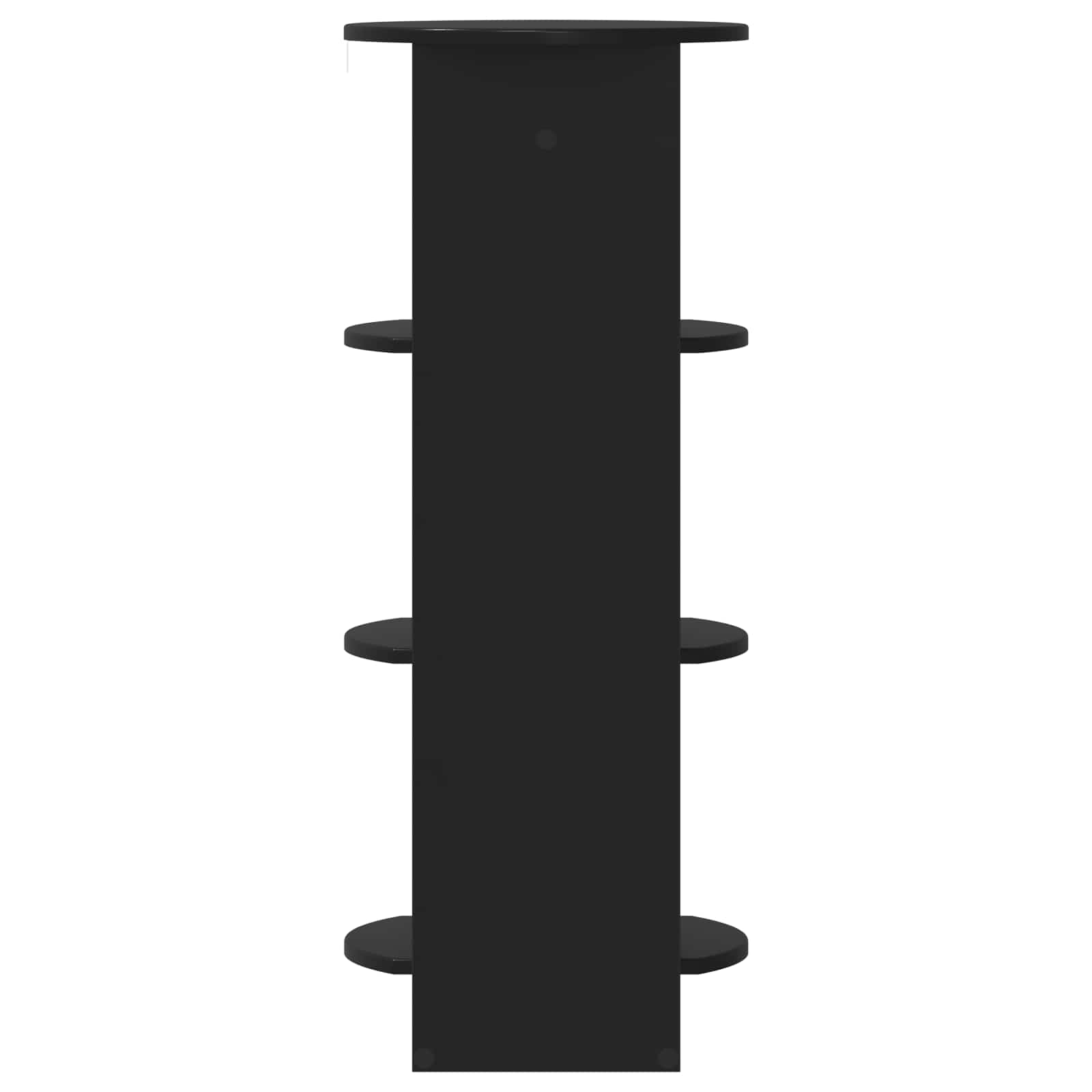 Mobile laterale Nero 40 x 40 x 100 cm Legno ingegnerizzato | homemem39