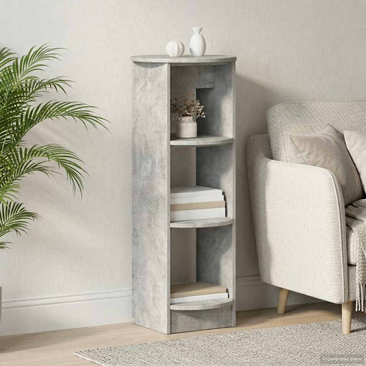 Mobile laterale Grigio Cemento 40 x 40 x 100 cm