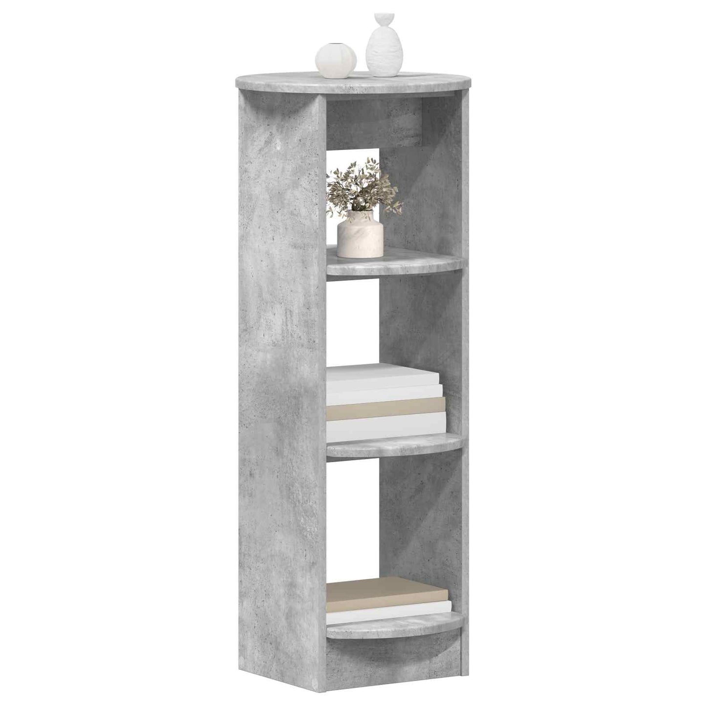 Mobile laterale Grigio Cemento 40 x 40 x 100 cm | homemem39
