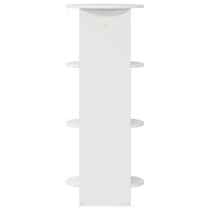 Mobile laterale Bianco Lucido 40 x 40 x 100 cm | homemem39