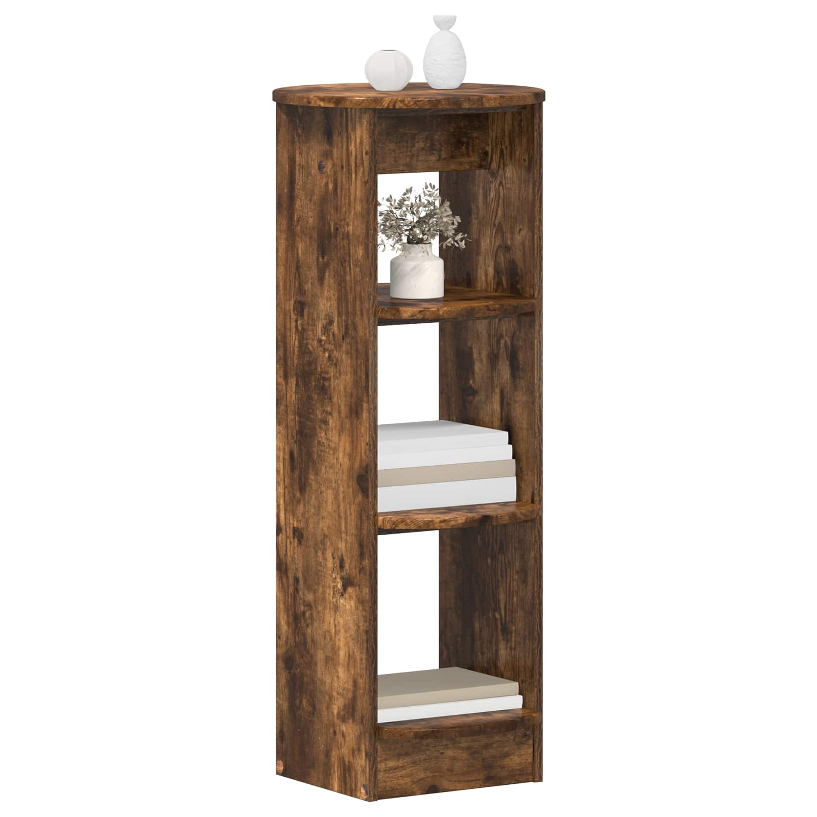 Mobile laterale Quercia Affumicata 40 x 40 x 100 cm | homemem39