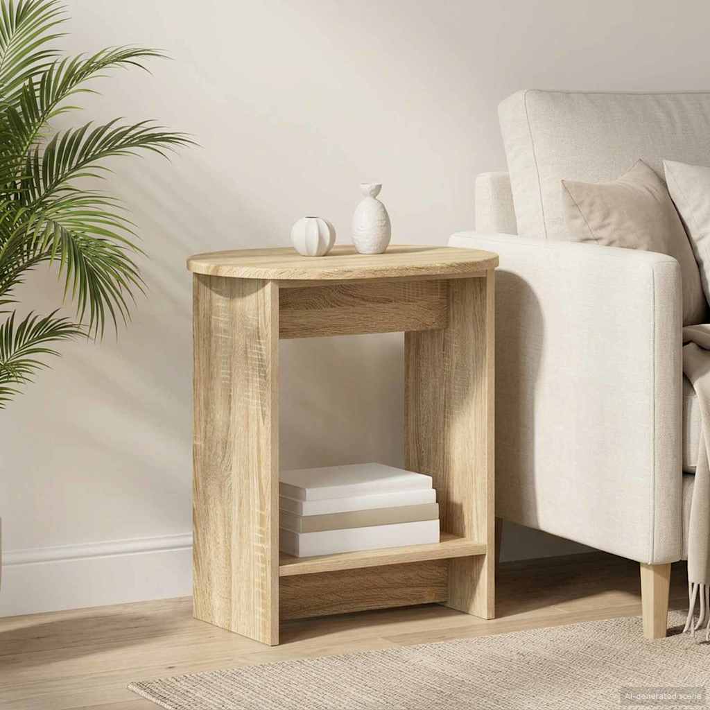 Tavolo laterale Rovere Sonoma 50 x 39,5 x 55 cm | homemem39
