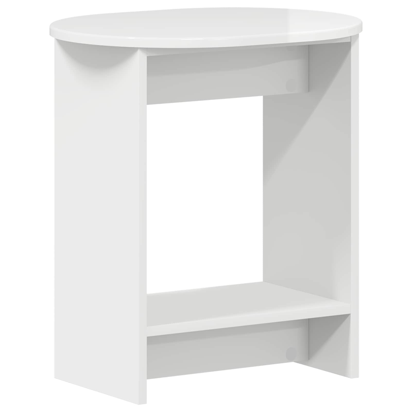 Tavolo laterale Bianco Lucido 50 x 39,5 x 55 cm | homemem39