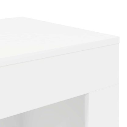 Tavolo laterale Bianco 60 x 40 x 65 cm Legno ingegnerizzato | homemem39