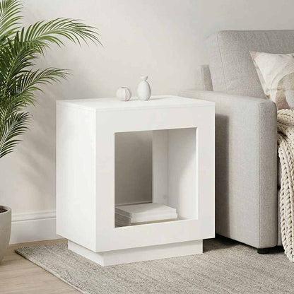 Tavolo laterale Bianco 60 x 40 x 65 cm Legno ingegnerizzato | homemem39