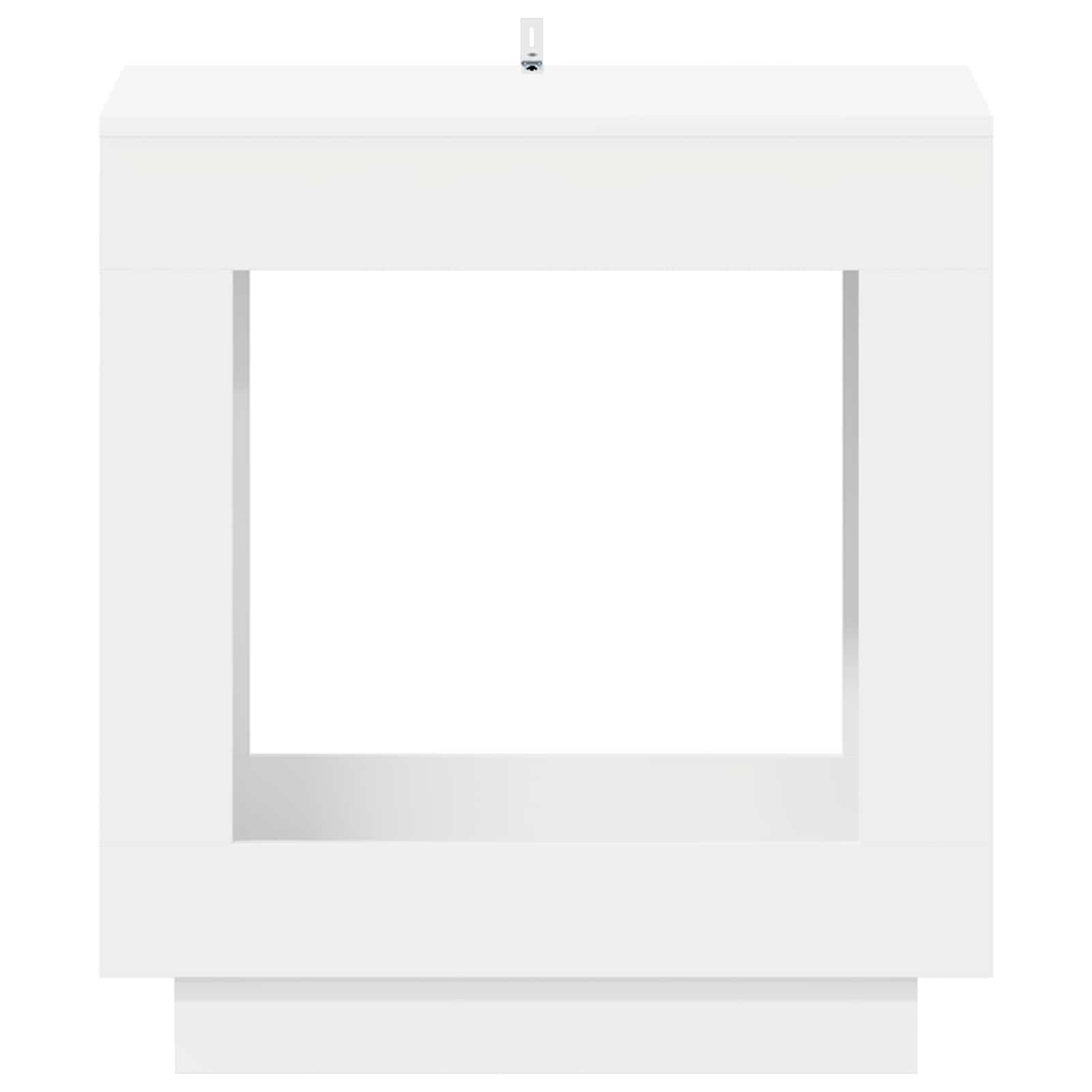 Tavolo laterale Bianco 60 x 40 x 65 cm Legno ingegnerizzato | homemem39