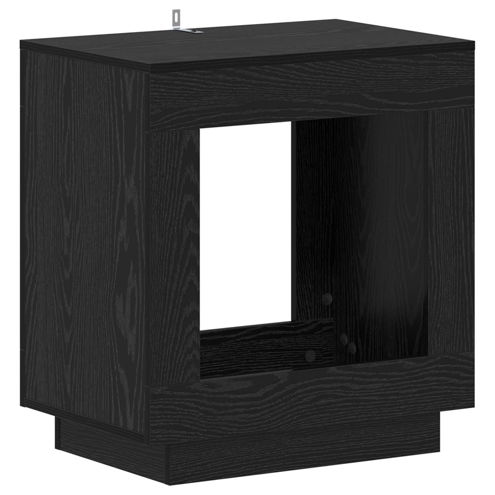Tavolo laterale Rovere Nero 60 x 40 x 65 cm | homemem39