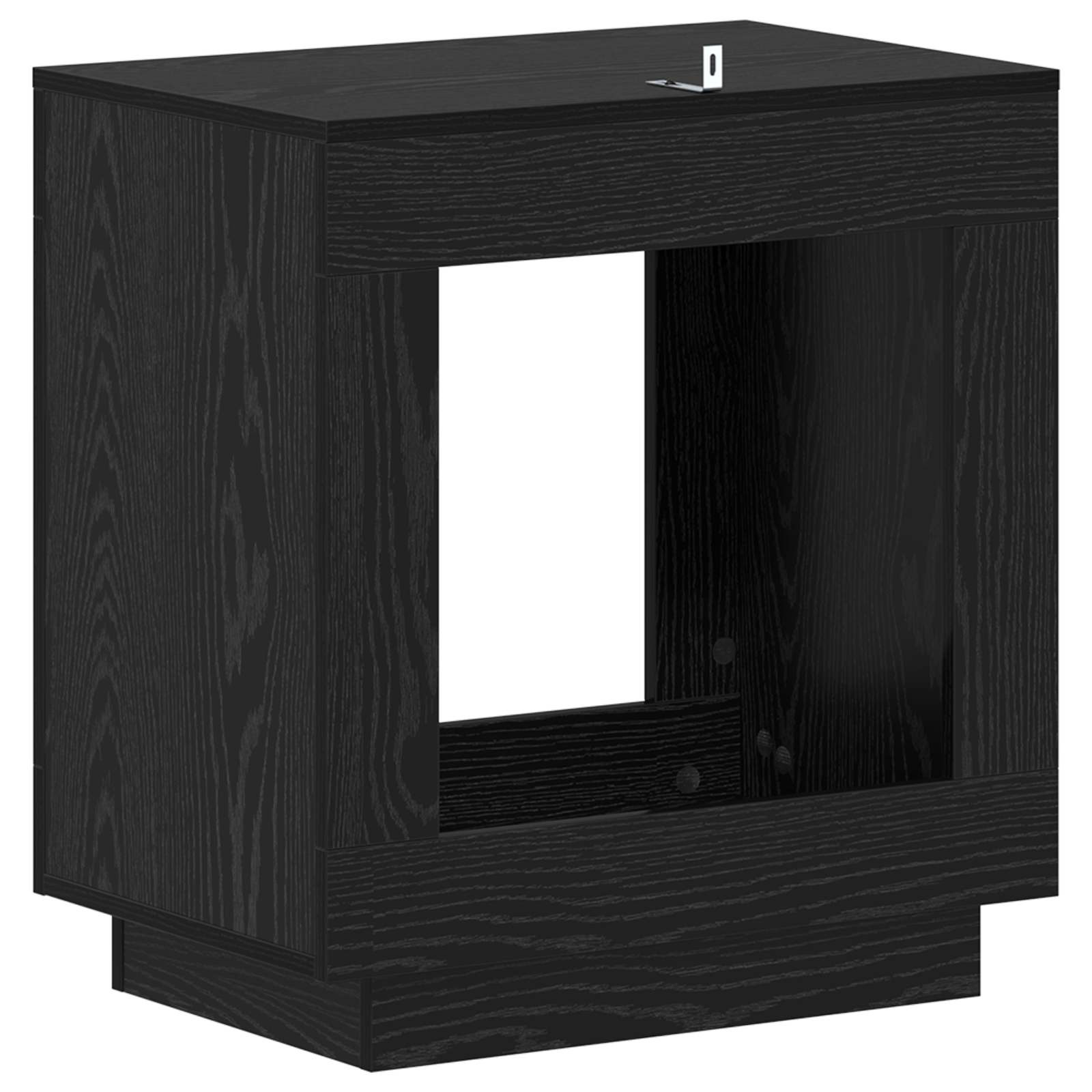 Tavolo laterale Rovere Nero 60 x 40 x 65 cm | homemem39