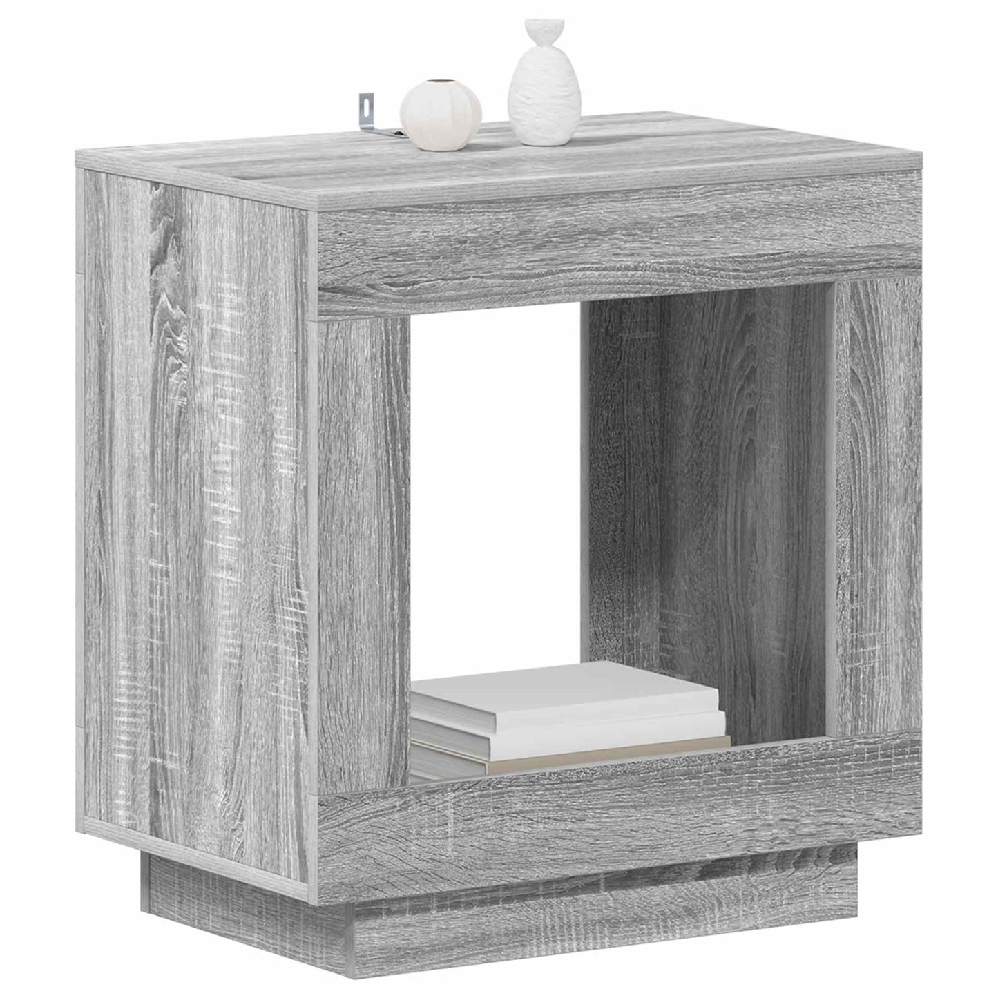 Tavolo laterale Grigio Sonoma 60 x 40 x 65 cm | homemem39