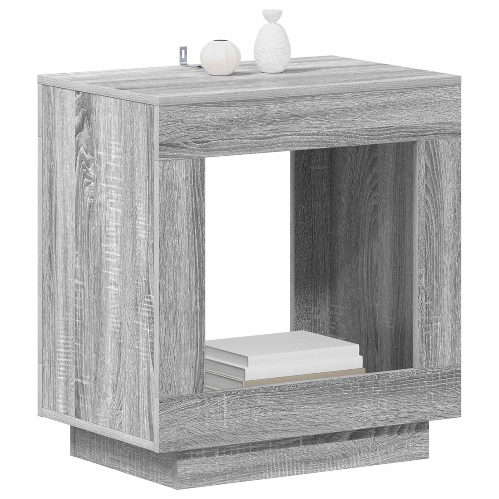 Tavolo laterale Grigio Sonoma 60 x 40 x 65 cm | homemem39