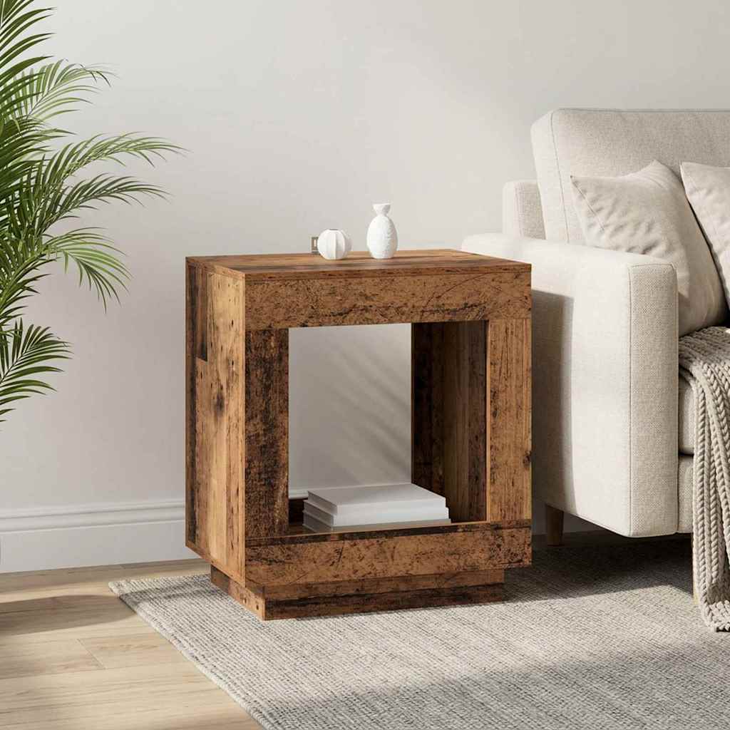 Tavolo laterale Legno antico 60 x 40 x 65 cm