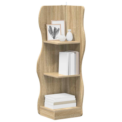 Mensola angolare Rovere Sonoma 34 x 33 x 102 cm - homemem39