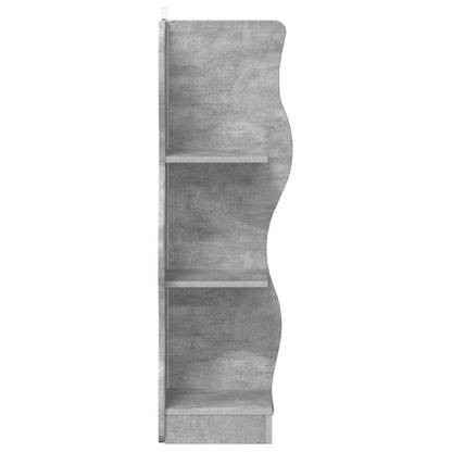 Mensola angolare Grigio Cemento 34 x 33 x 102 cm
