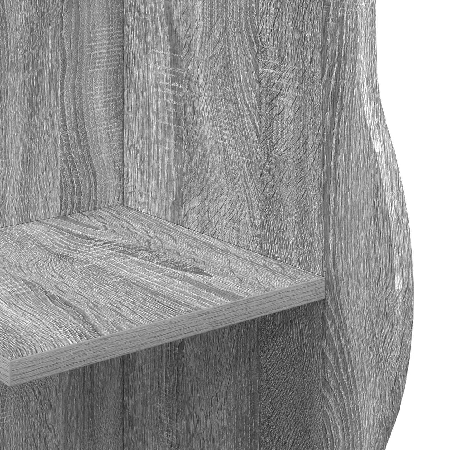 Mensola angolare Grigio Sonoma 34 x 33 x 102 cm - homemem39