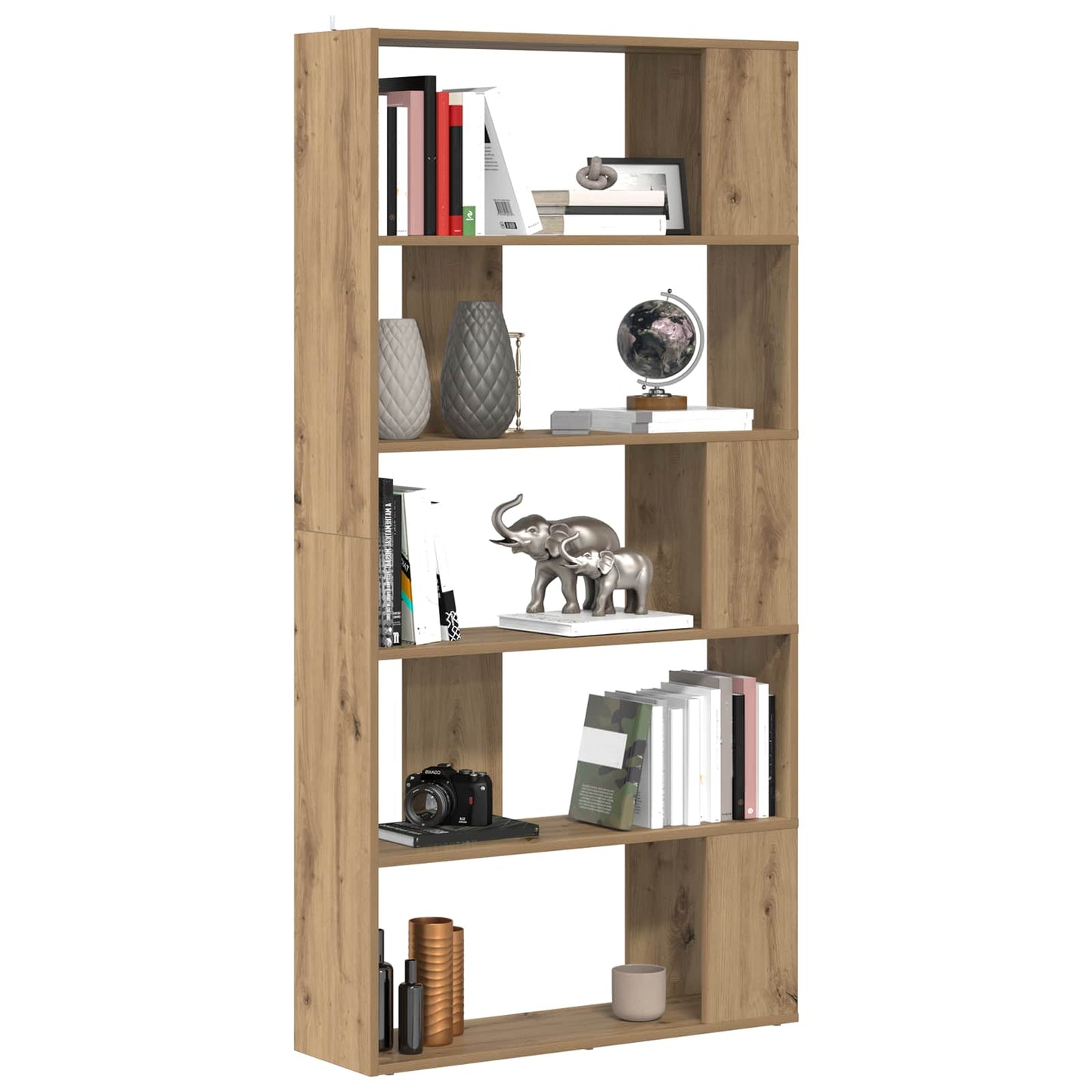 Armadio per Libri Rovere artigianale 80 x 24 x 159 cm