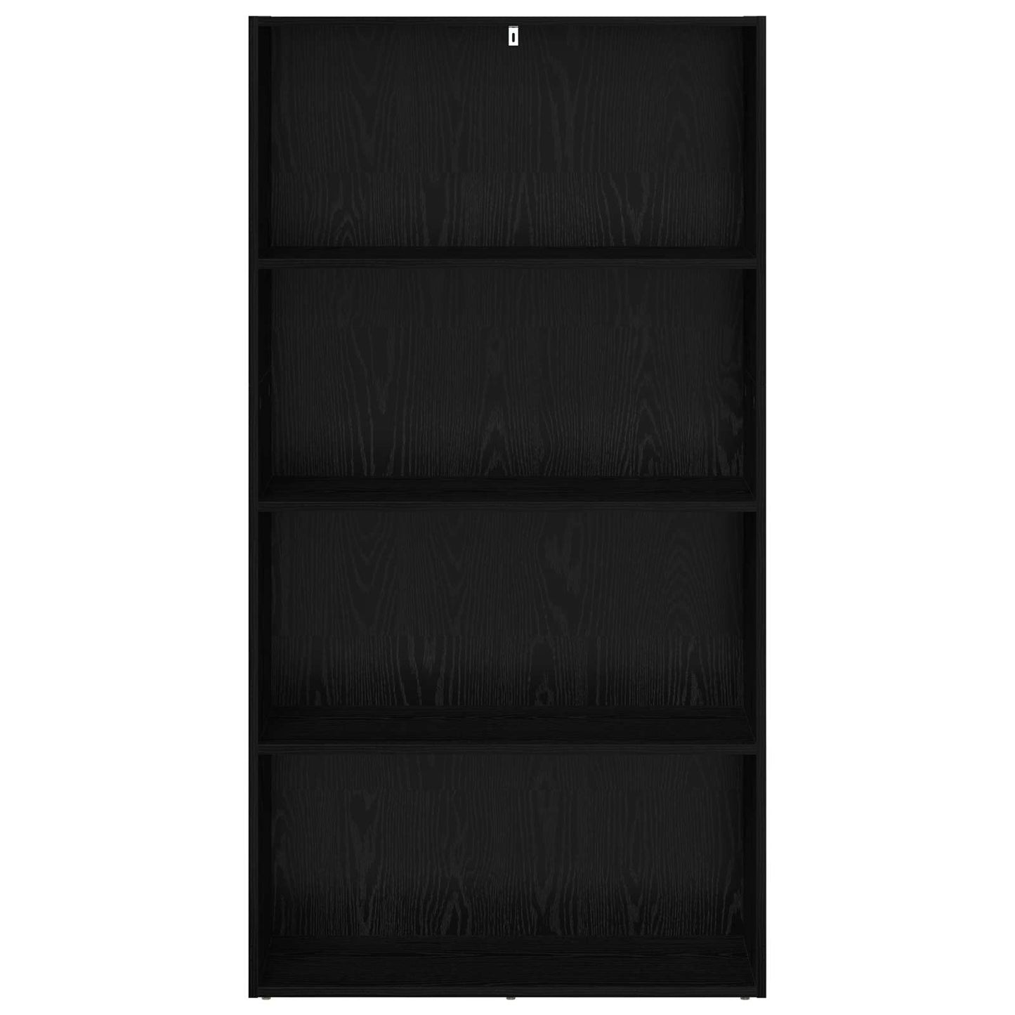 Scaffale Autoportante Rovere Nero 80 x 30 x 152 cm