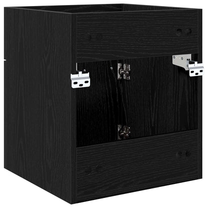 Armadio sottolavello con porta Rovere Nero 41 x 38,5 x 46 cm | homemem39