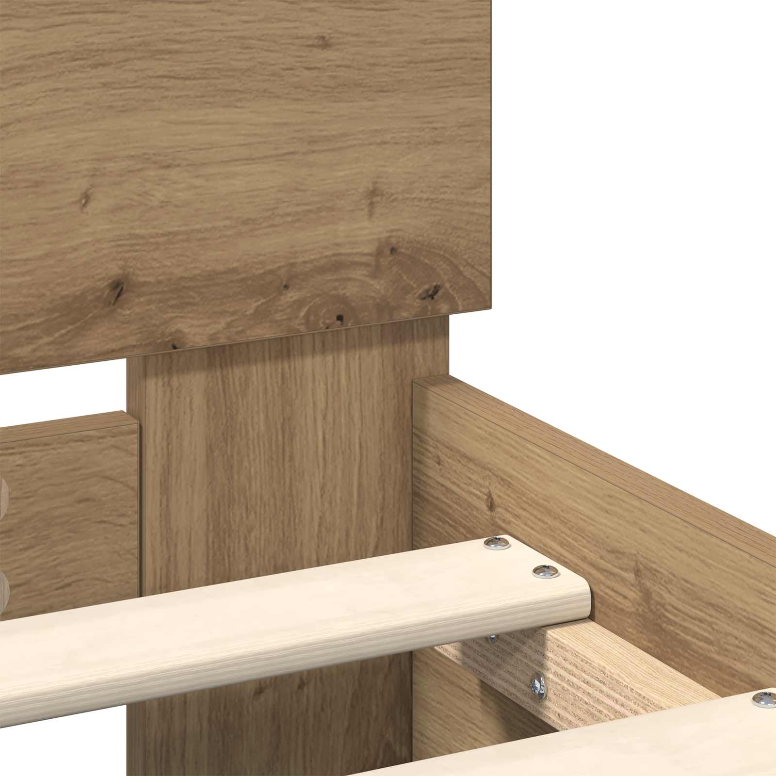 Struttura del letto Rovere artigianale 98.5 x 200 cm | homemem39