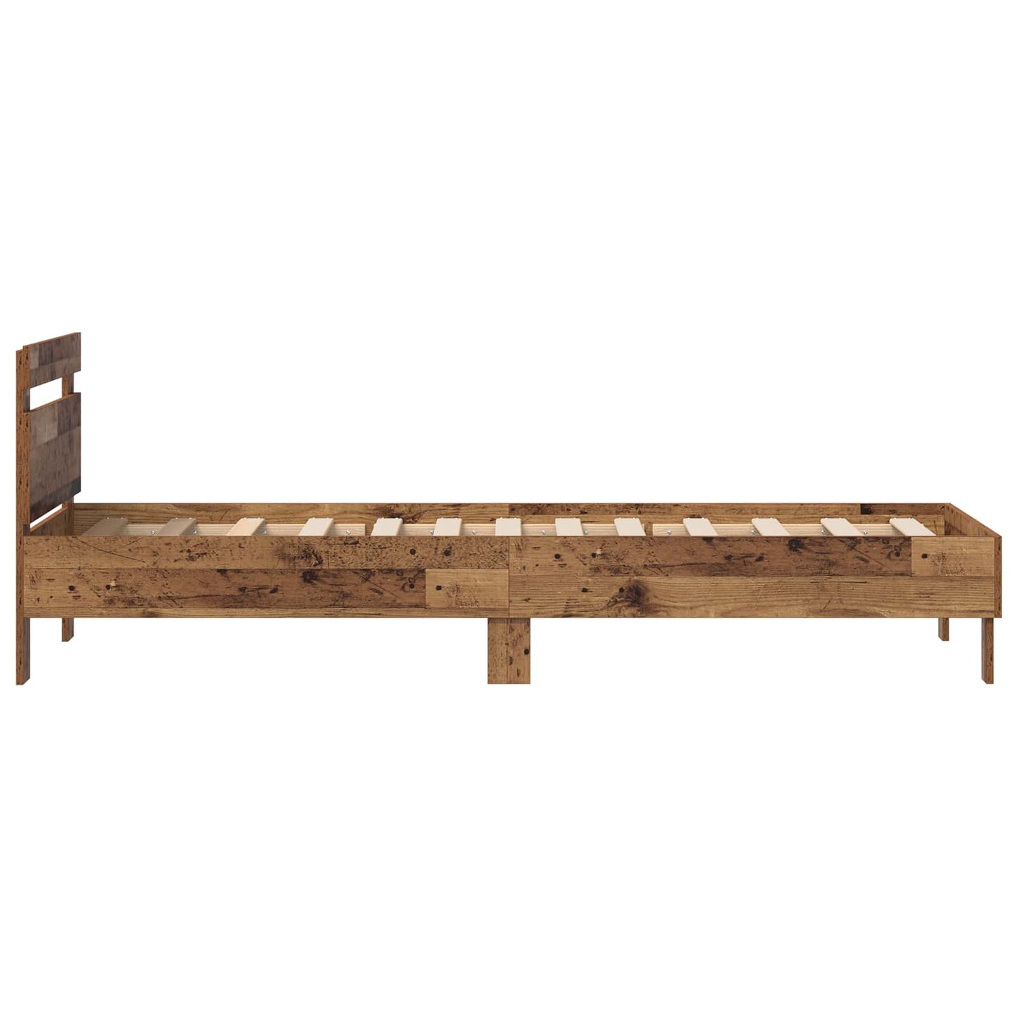 Struttura del letto Legno vecchio 75 x 190 cm Legno multistrato | homemem39