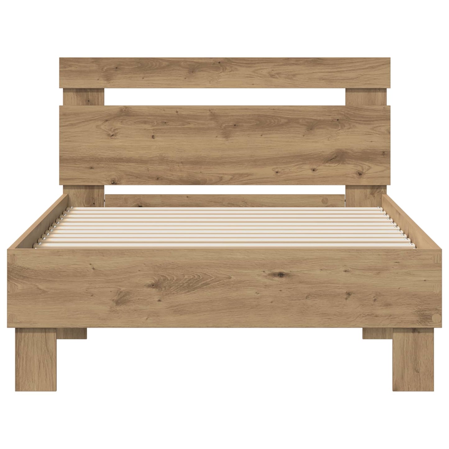 Struttura del letto Rovere artigianale 75 x 190 cm | homemem39