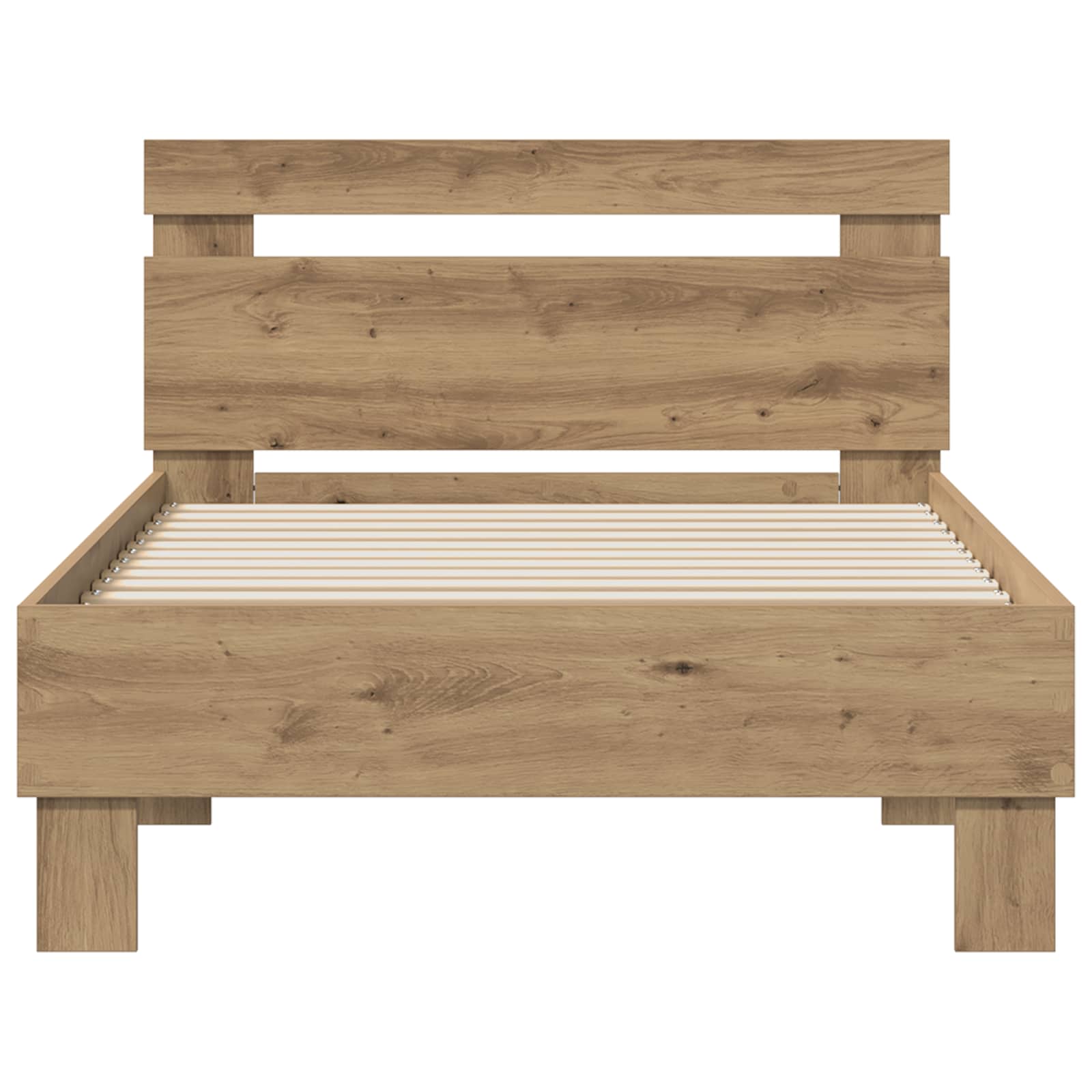 Struttura del letto Rovere artigianale 75 x 190 cm | homemem39
