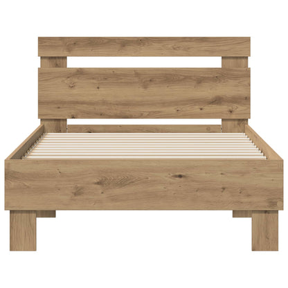 Struttura del letto Rovere artigianale 75 x 190 cm | homemem39