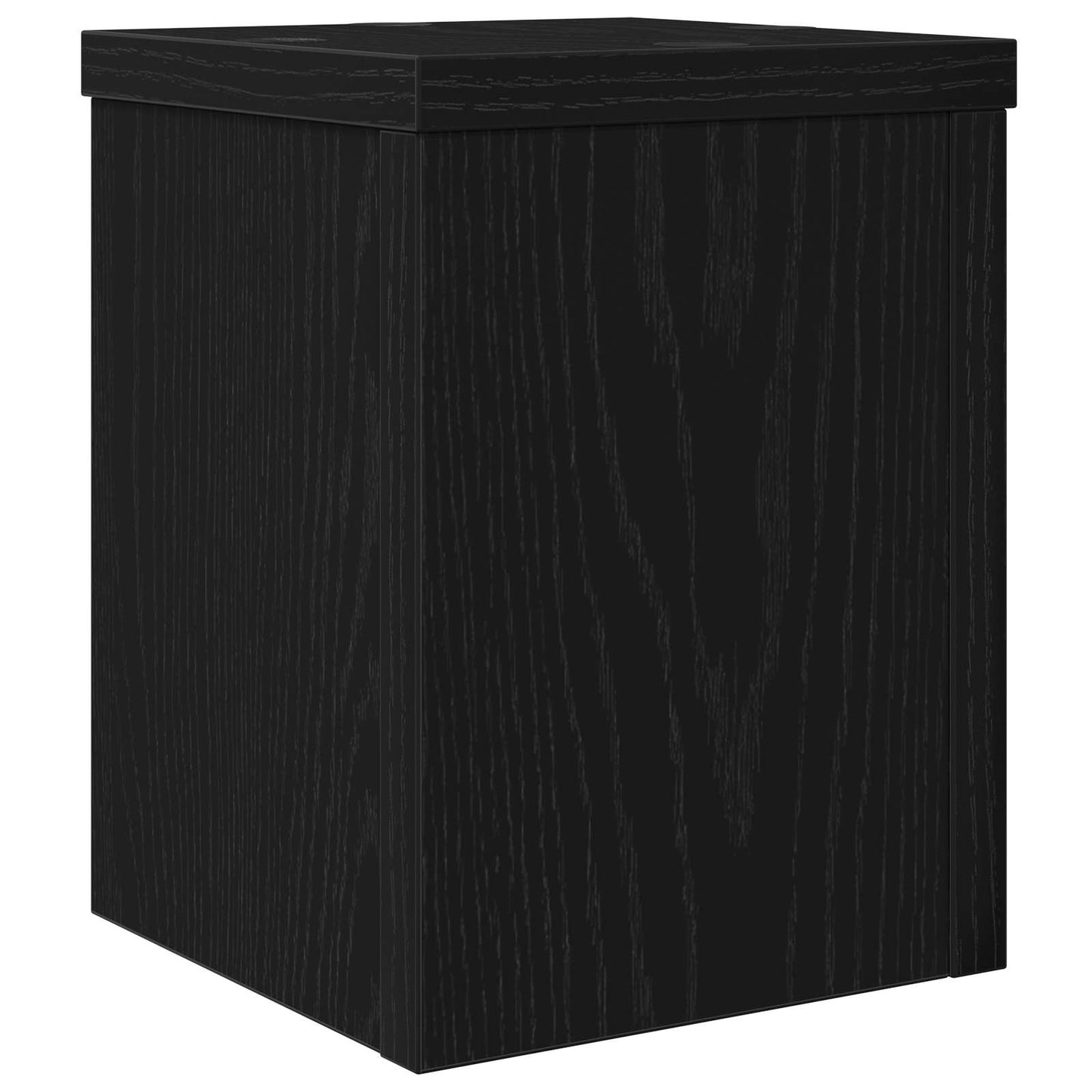Supporto per piante 2 pcs Rovere Nero 15 x 15 x 20 cm
