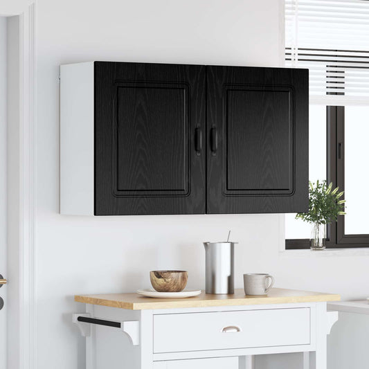 Pannello lavastoviglie Kalmar 2 pcs Rovere Nero 50 x 31 x 60 cm | homemem39