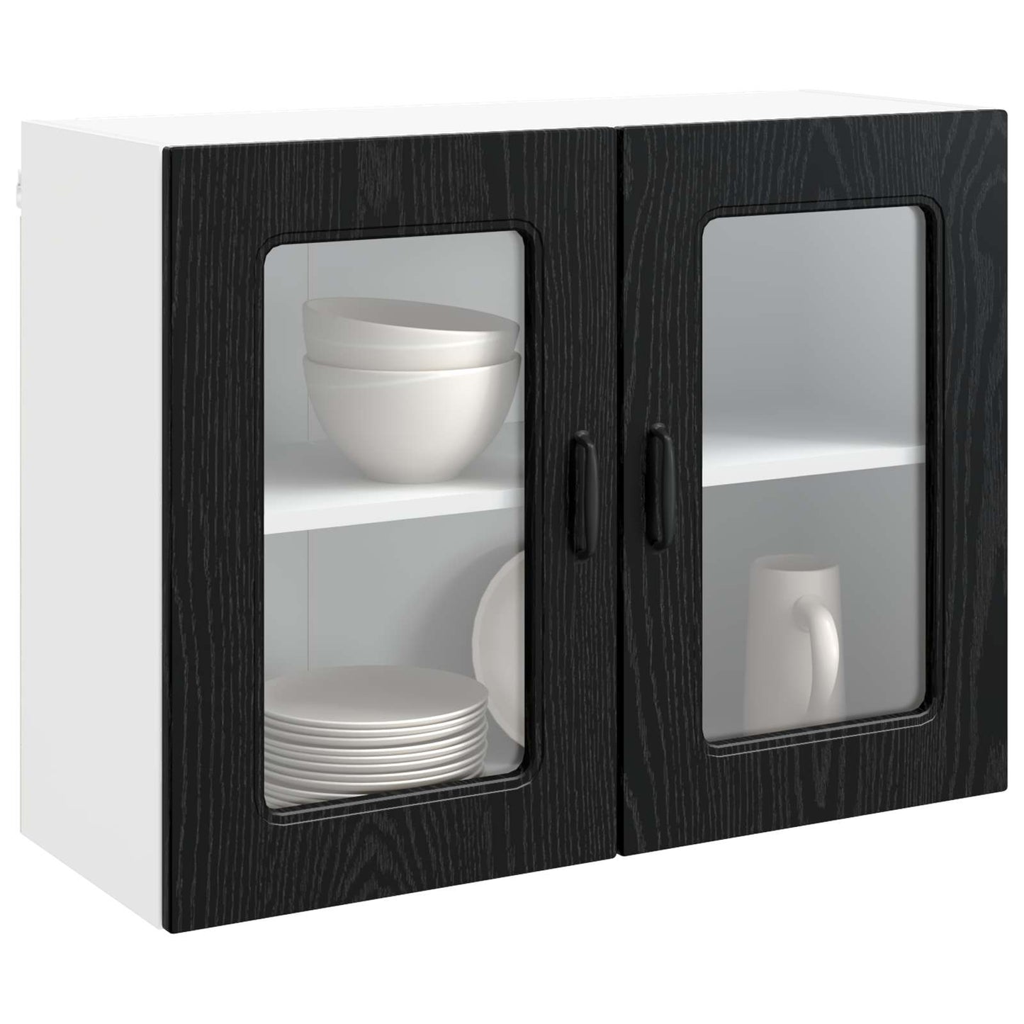 Pannello lavastoviglie Kalmar Rovere Nero 80 x 31 x 60 cm | homemem39