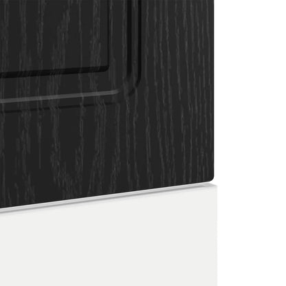 Pannello lavastoviglie Kalmar Rovere Nero 45 x 1,5 x 57 cm
