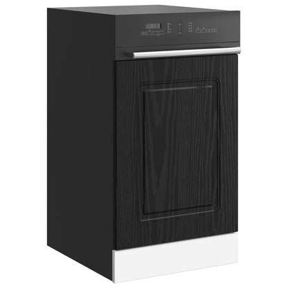 Pannello lavastoviglie Kalmar Rovere Nero 45 x 1,5 x 57 cm